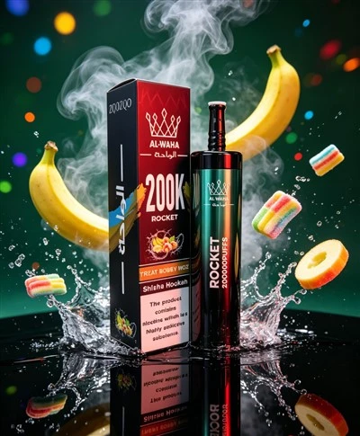 Alwaha Rocket 200k บุหรี่ไฟฟ้าแบบใช้แล้วทิ้ง